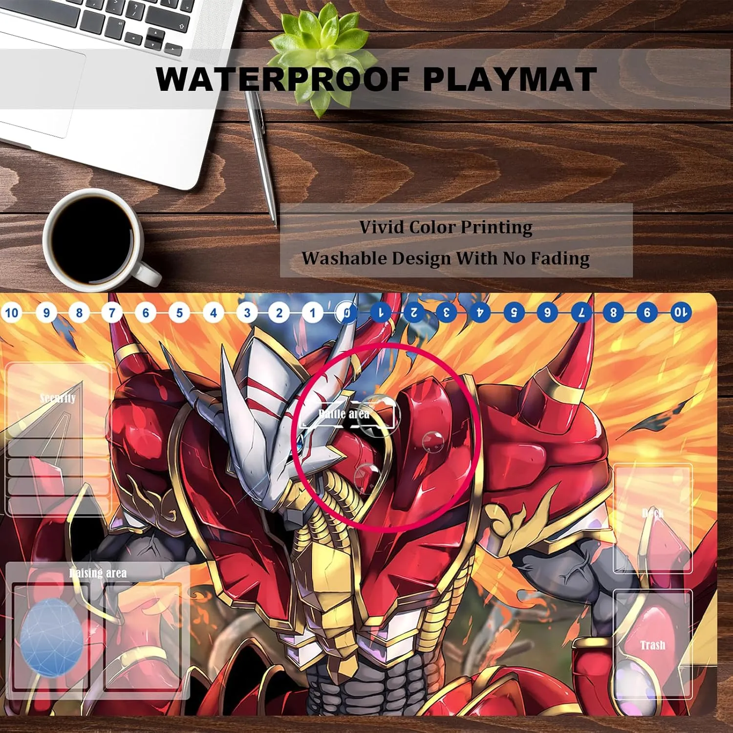 DTCG playmat Duel Mat Gaming Competition Pad Card Binder Deck 35x60CM 13.7x23.6in