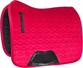 English Dressage Saddle Pad, All Purpose Close Contact Equestrian Riding Saddlepad, 25.5"x22.5" Jumping Suede Saddle Pad for Horse