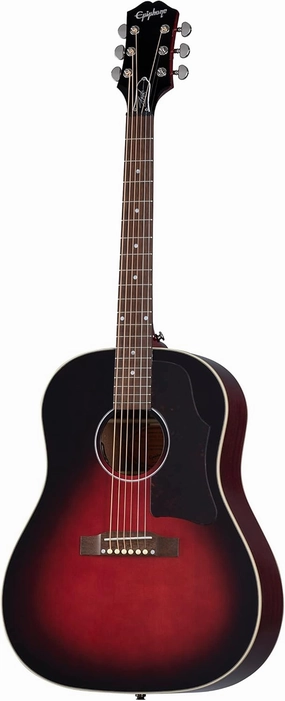 Epiphone Slash J45 Acoustic Electric, Vermillion Burst with Case
