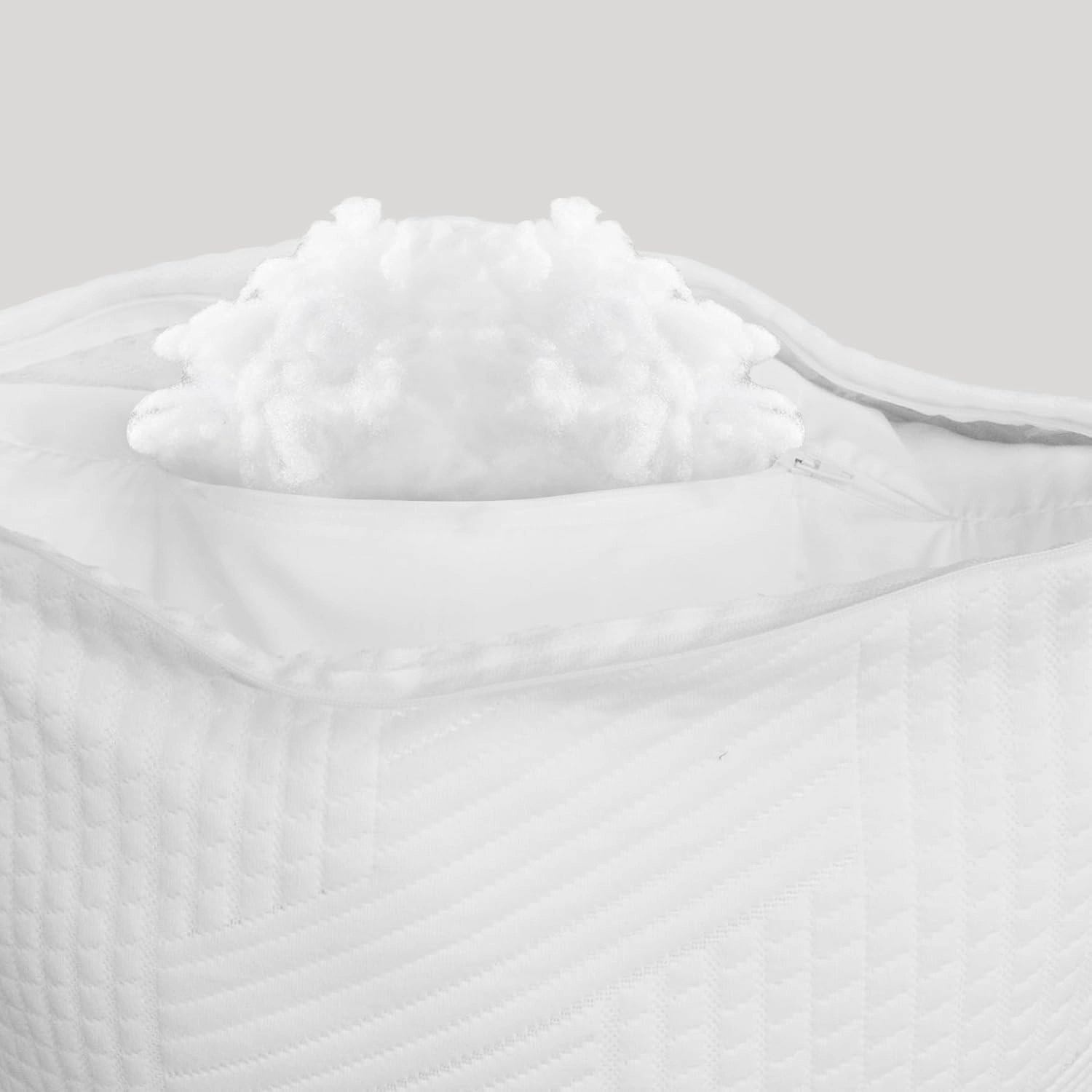 Extra Firm Pillow Standard Size 26 x 18 inch, Bed Pillow with Adjustable Insert and 1 Cooling Pillowcase, Not Only Provides Stronger Support But Aslo Comfortable