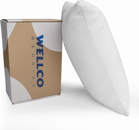 Extra Firm Pillow Standard Size 26 x 18 inch, Bed Pillow with Adjustable Insert and 1 Cooling Pillowcase, Not Only Provides Stronger Support But Aslo Comfortable