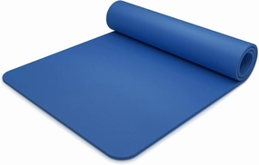 Extra Thick Yoga Mat for Home Gym, 73” x 32” x 1/2” Non-Slip Pilates & Workout Mat, High-Density Exercise Mat with Strap, Fitness Mat for Yoga, Stretching, and Floor Workouts