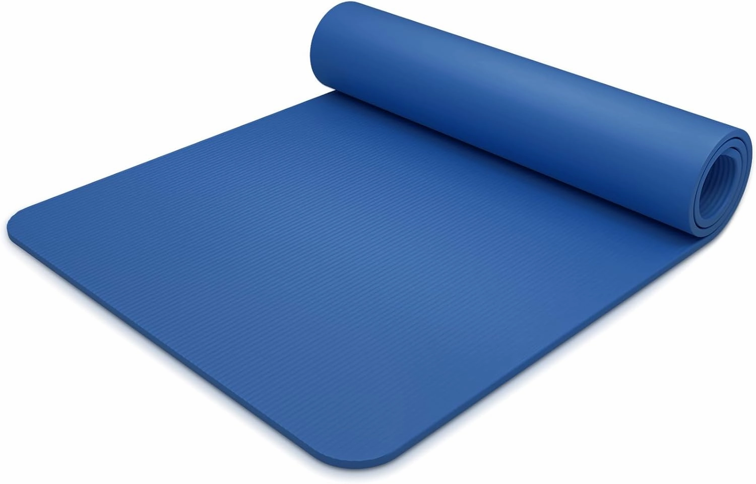 Extra Thick Yoga Mat for Home Gym, 73” x 32” x 1/2” Non-Slip Pilates & Workout Mat, High-Density Exercise Mat with Strap, Fitness Mat for Yoga, Stretching, and Floor Workouts