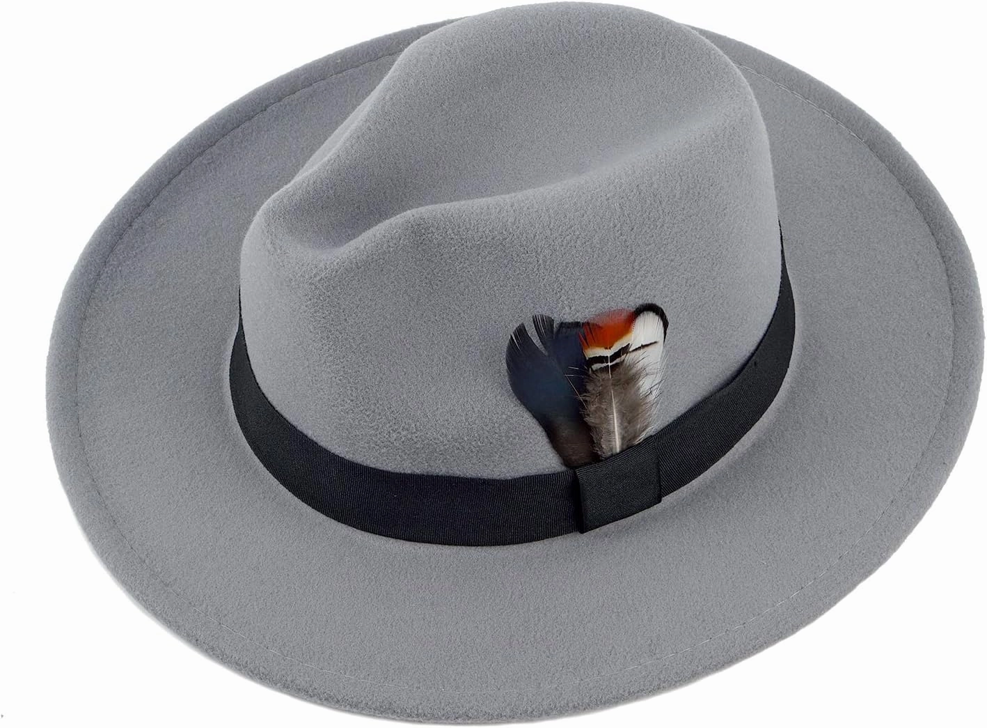 FADACHY Classic Fedora Hats for Men & Women Wide Brim Felt Hat Panama Dress Fedora Hat