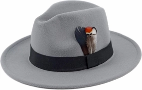 FADACHY Classic Fedora Hats for Men & Women Wide Brim Felt Hat Panama Dress Fedora Hat