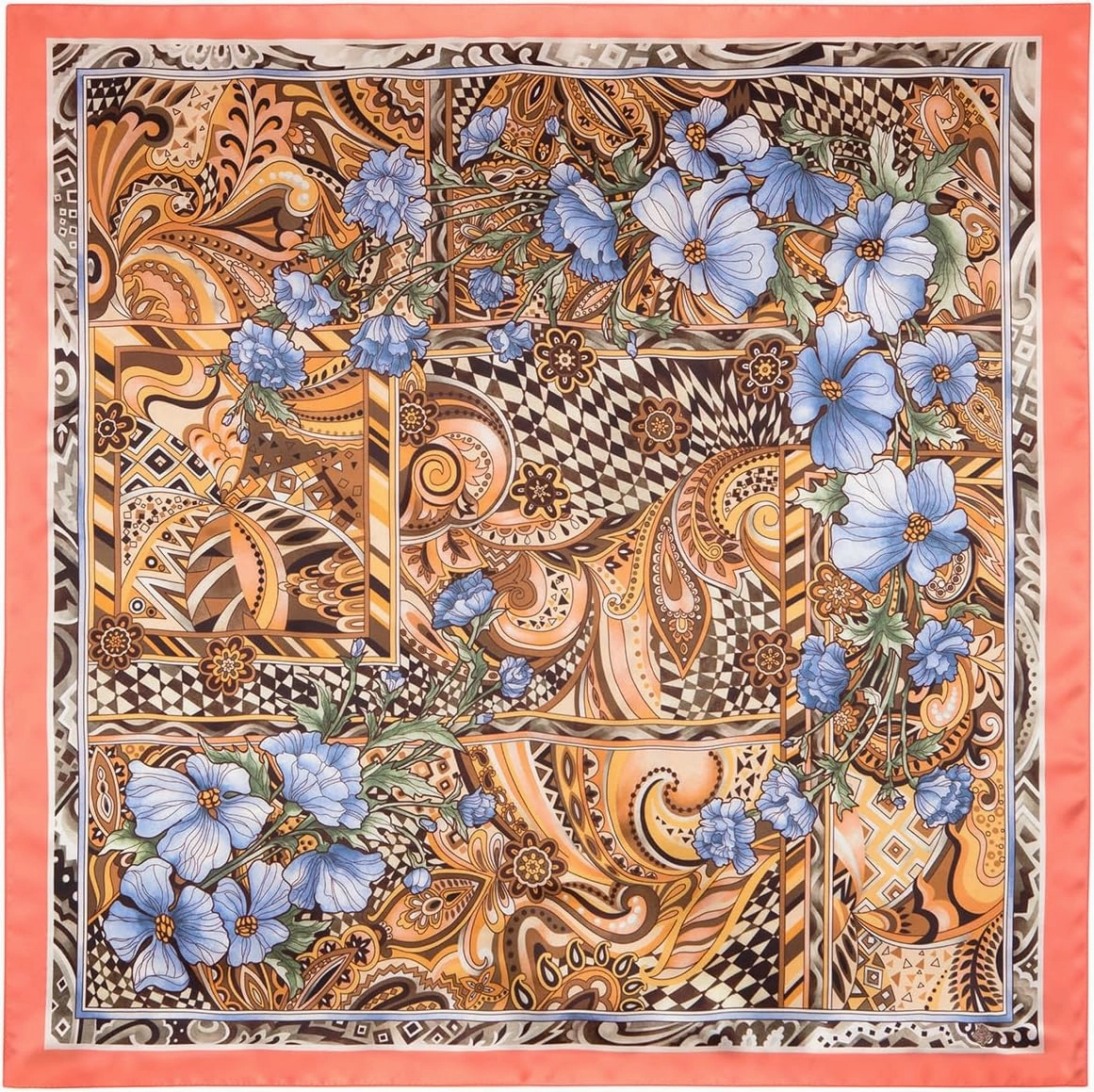 Fashion Scarves Russian Shawl Natural 100% Silk Scarf Wrap Shawls for Women