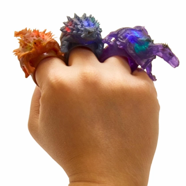 Flashing Dino Rings
