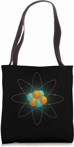 Funny Atom Art Men Women Stem Molecule Chemistry Teacher Tote Bag