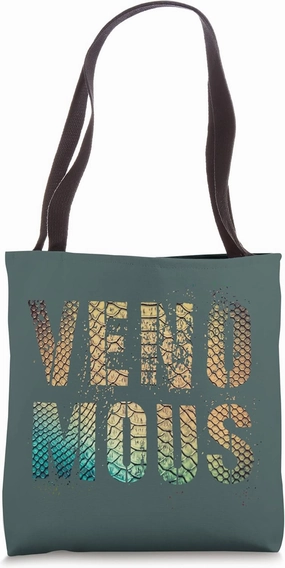Funny VENOMOUS Hot Girls Group Not Poisonous Squad Name Tote Bag