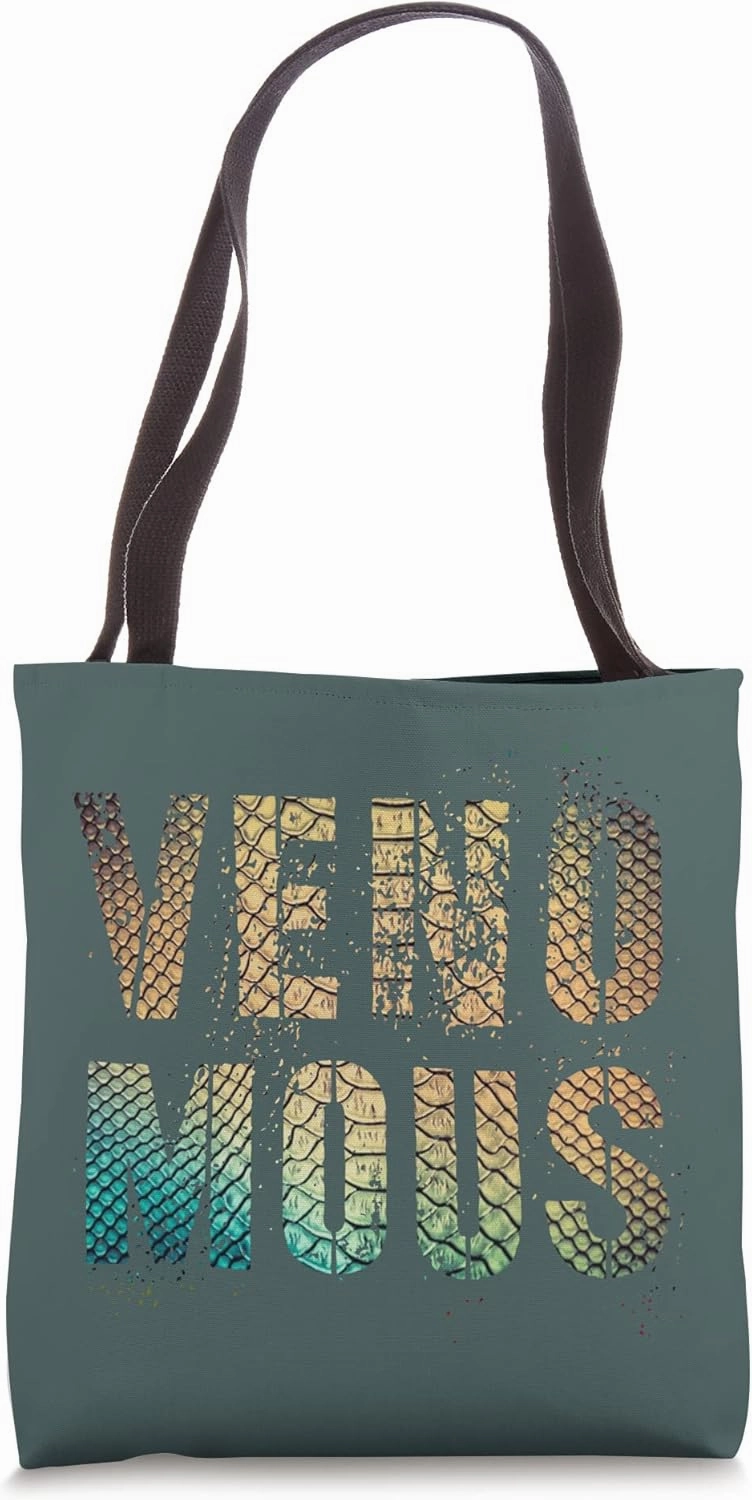 Funny VENOMOUS Hot Girls Group Not Poisonous Squad Name Tote Bag