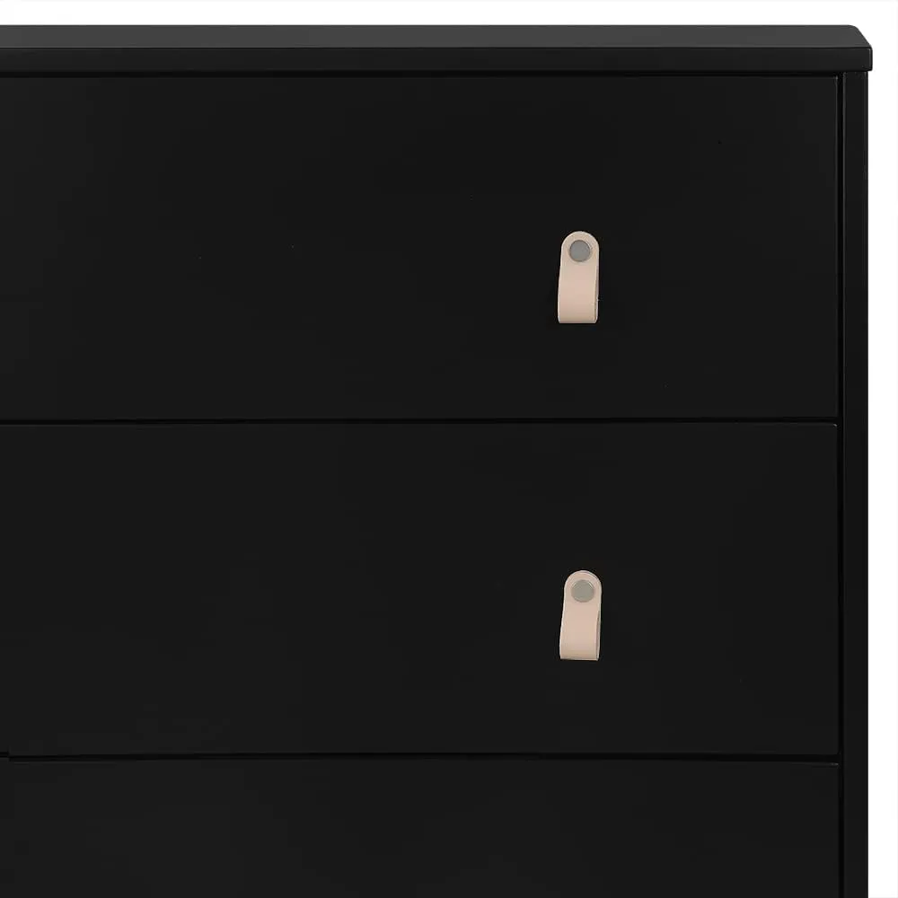 GAP babyGap Legacy 3 Drawer Dresser with Leather Pulls, Ebony/Natural