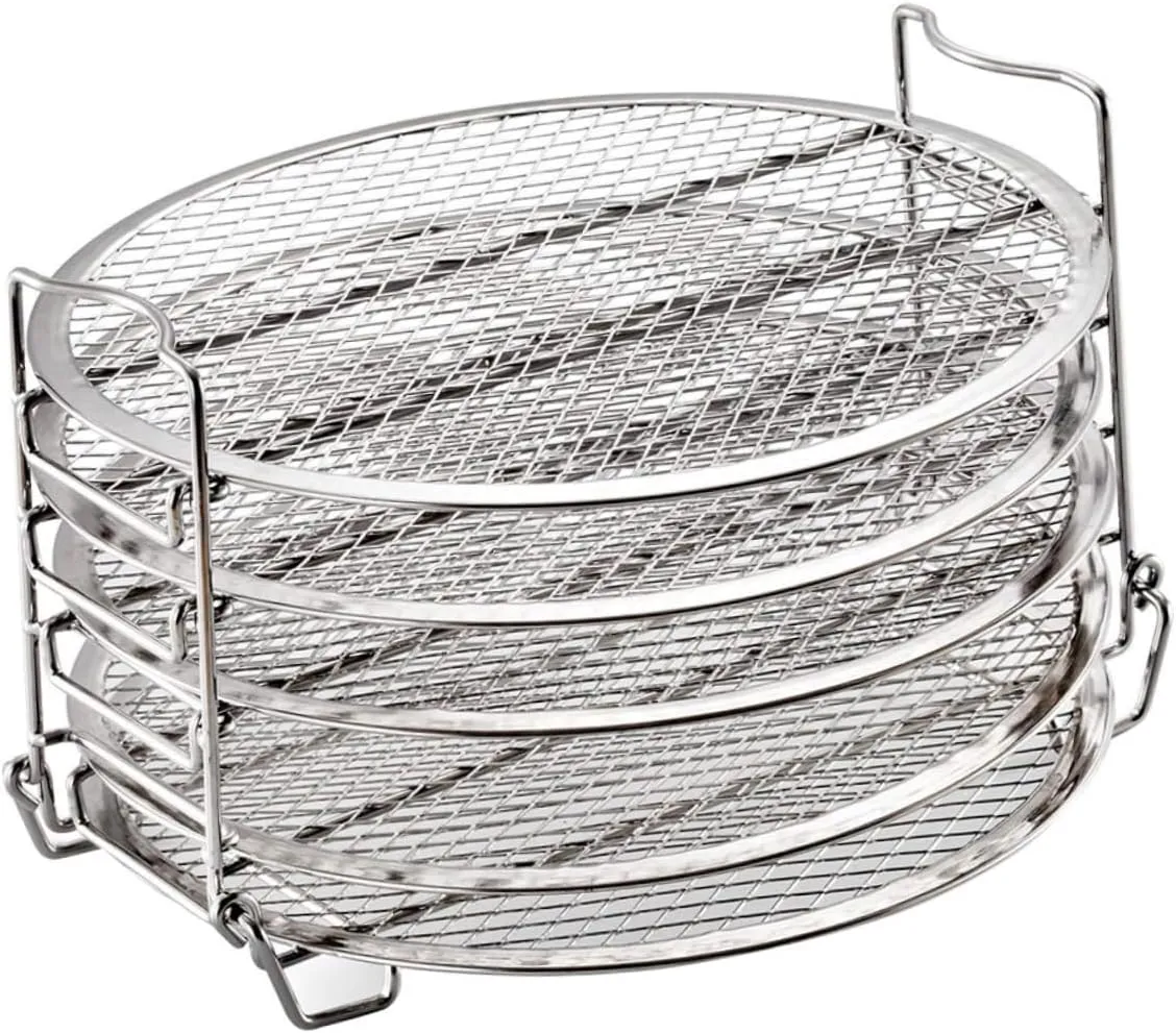 Garneck Air Fryer Cooker Set 5 Layers Dehydrator Rack Reusable for Safe Easy to .5 8 Compatible