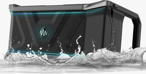 Gemini Floating Bluetooth Speaker – 300W Waterproof Party Sound with LED Lights, Multi-Speaker Sync, USB Play, 24hr Battery, Cup Holders & Bottle Opener – for Pool, Beach & Outdoor Fun
