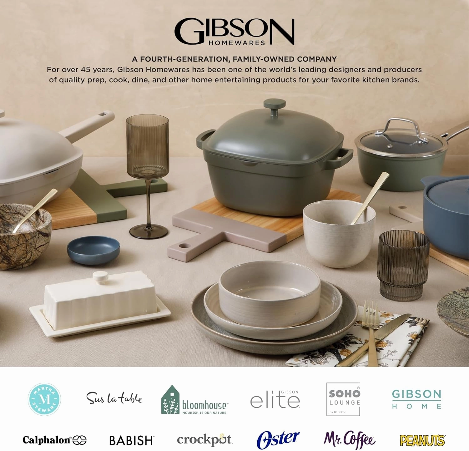 Gibson Home Rockaway 12-Piece Dinnerware Set Service for 4, Grey Matte -