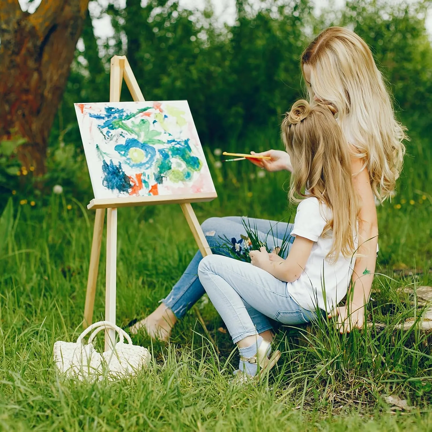 Ginitiri 150 Sheets Art Paper for Kids & Adults, 8.5x11 inches, White, Cotton, 140lb/300gsm, Cold Press, Texture Laid, Perfect for Painting, Sketching, Drawing, Arts & Crafts
