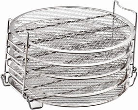 Grill Accessories 5 Layer Dehydrator Rack for Air Fryer Sturdy Stand Easy to Use Fits 6.5qt 8qt Models