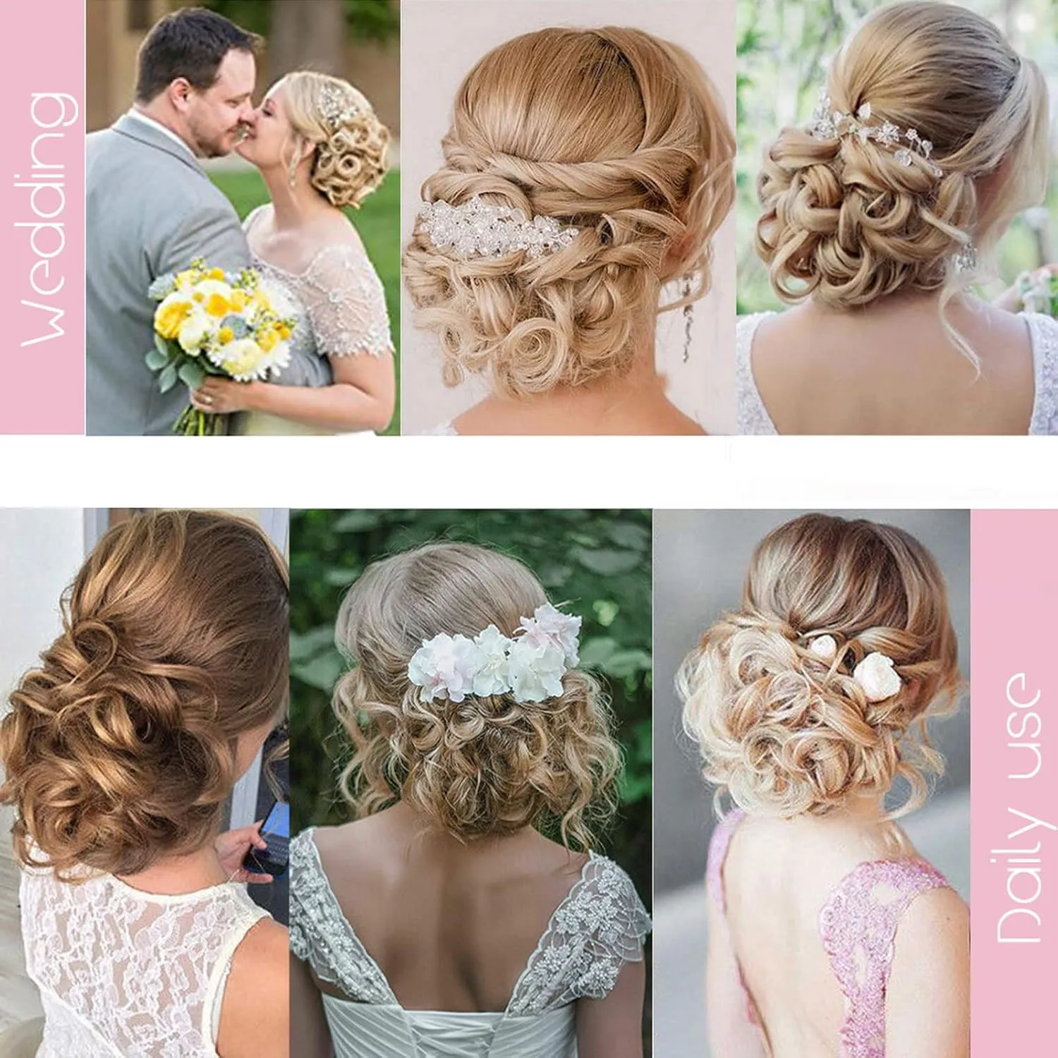 Hair Bun， Messy Bun Hair Piece Curly Hair Bun Extensions Updo Chignon Hairpiece(12#)