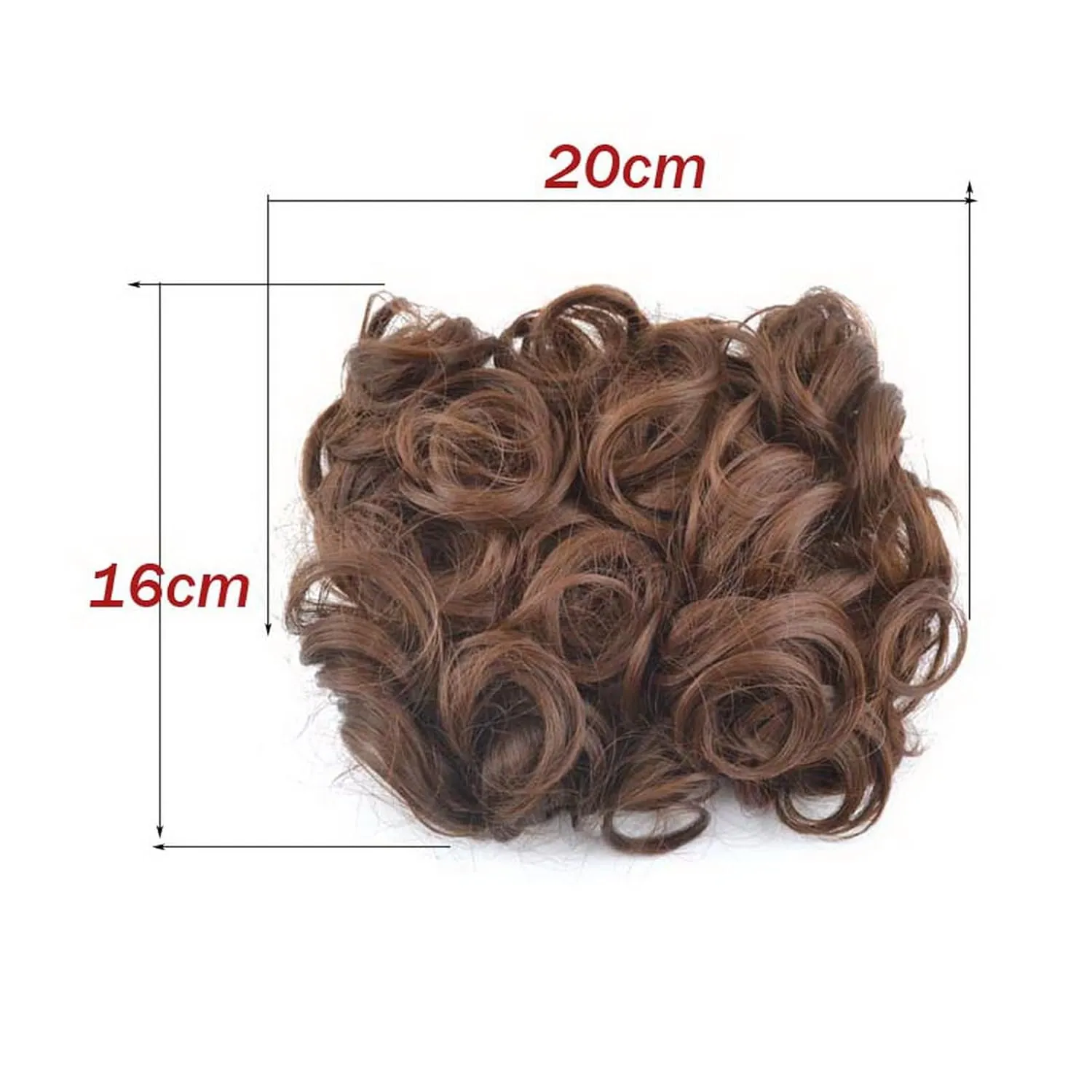 Hair Bun， Messy Bun Hair Piece Curly Hair Bun Extensions Updo Chignon Hairpiece(12#)
