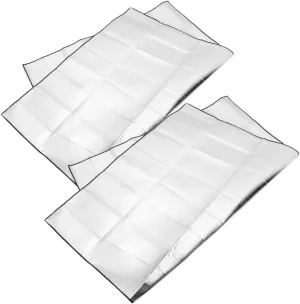 HANABASS 2pcs Thick Outdoor Mat Beach Blanket for Picnic Camping Waterproof Pad Aluminum Foil Large Size Easy to Fold