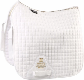 Harrison Howard Dressage Saddle Pad Suede Square English Saddle Pad for Horses Dressage Event