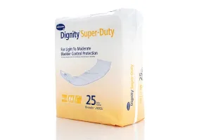 Hartmann USA Dignity Super-Duty Pads, Light to Moderate Bladder Control Protection, 12" x 4", Case of 200, 26955