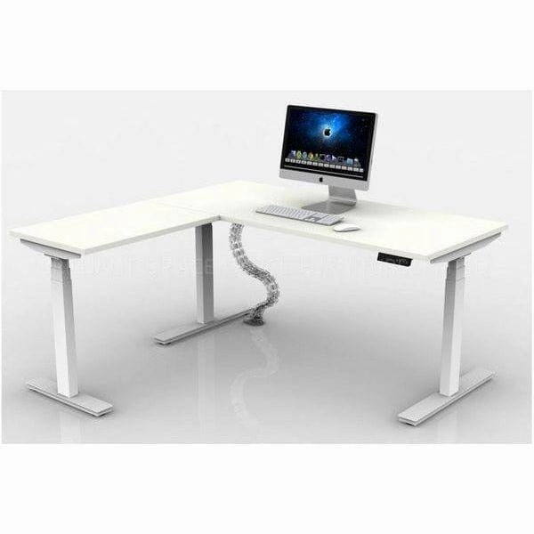 Height-Adjustable Desks L Shape 電動升降檯L 型