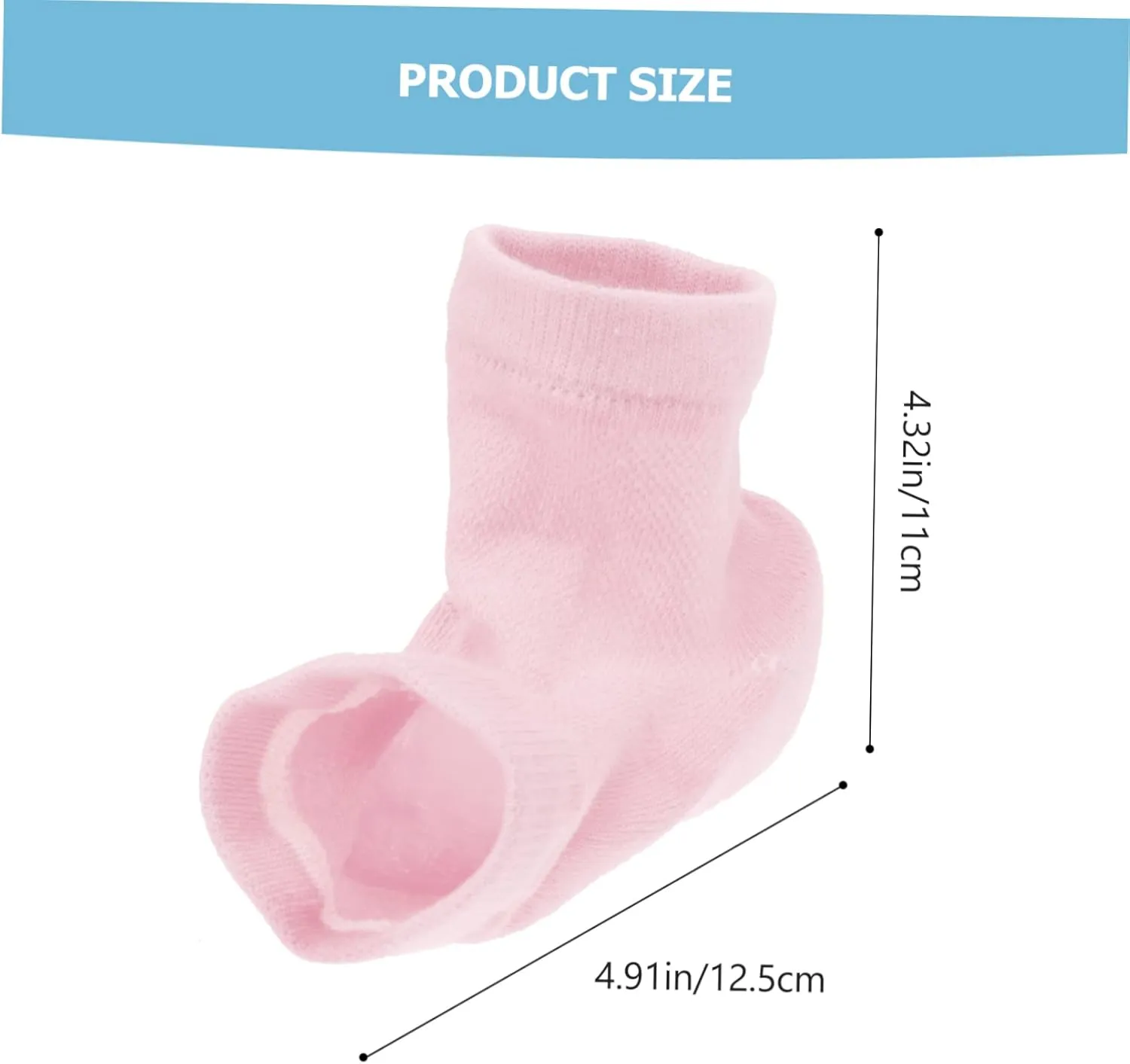 Heightening Socks Women Height Increase Socks Stockings Inserts Height-increasing Pads Plus Invisible