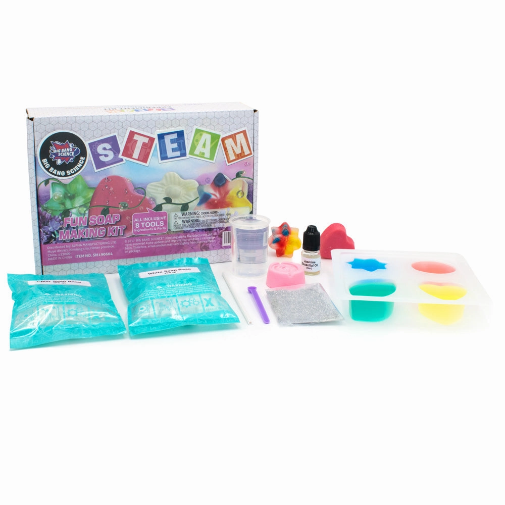 Hello Happy Nina - Big Bang Science STEAM Experiment Kit (Fun Soap Making Kit)