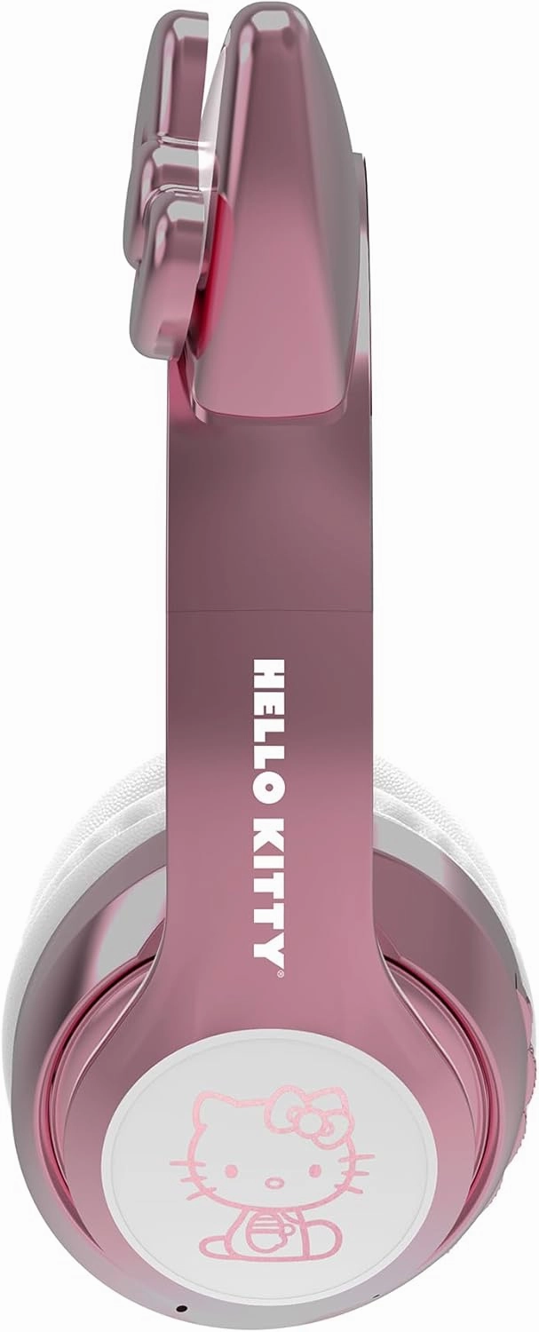 Hello Kitty Wireless Light Up Headphones - Foldable Design, Built-in Microphone, Multicolored Lights, Bluetooth 5.3, Long Battery Life, and Superior Sound Quality