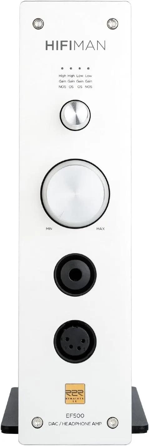 HIFIMAN EF500 Desktop Balanced Headphone DAC& Amplifier with HYMALAYA R2R LE, 6.35mm/XLR/RCA Output for Home Audio, with Support for Streaming Media