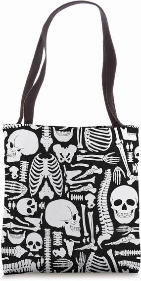 Human Skeleton Bones Anatomy Gothic Tote Bag