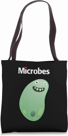 I Love Microbes | Microbiology Virus Bacteria Tote Bag