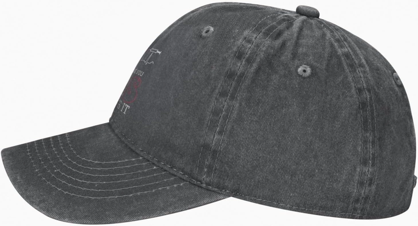 I'm A Nurse I'm Here to Save You Ass Not Kiss It Baseball Cap for Men Women Adjustable Vintage Washed Cotton Golf Hat