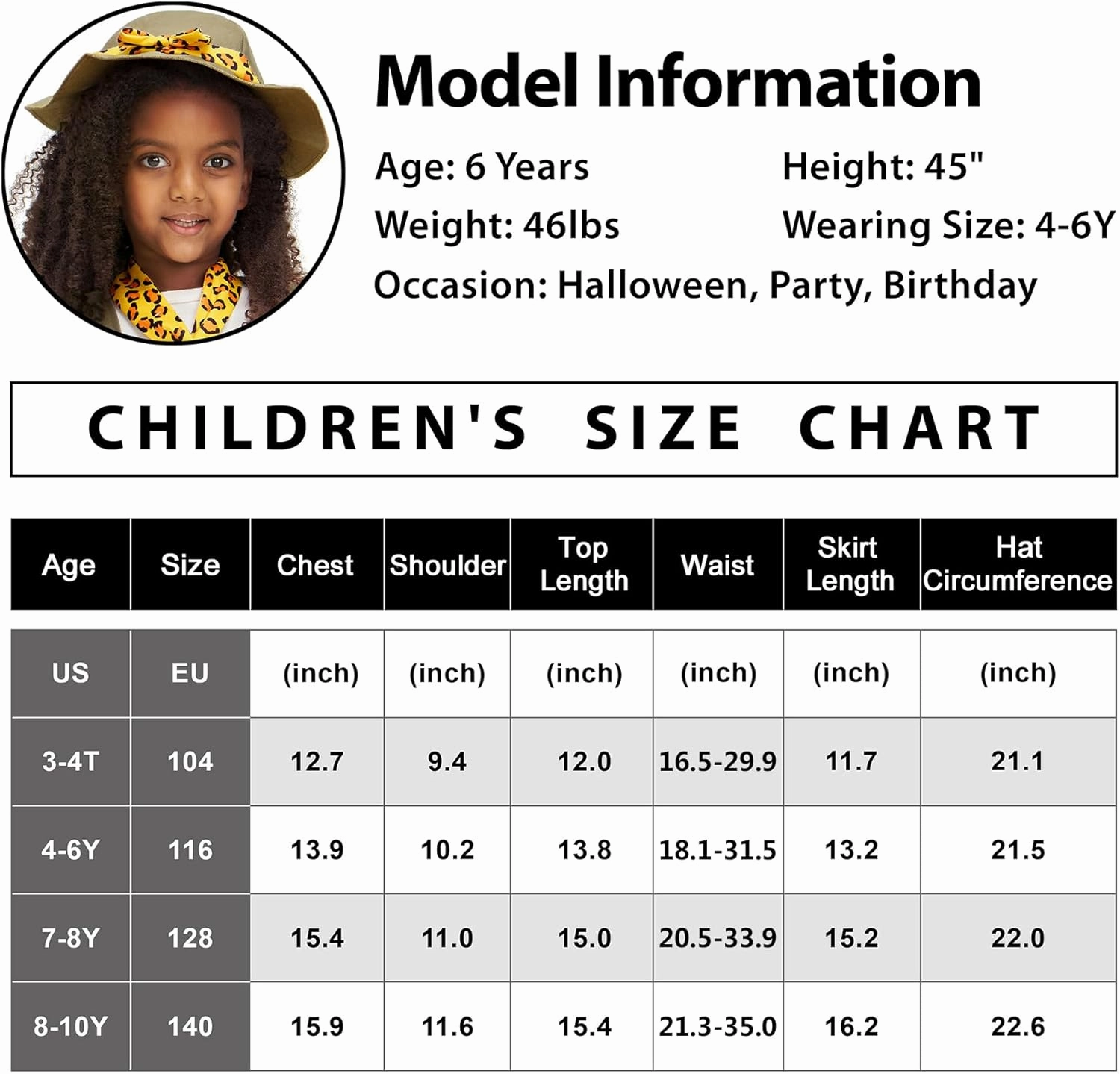 IKALI Kids Explorer Costume Kit Girls Zookeeper Outfit with Safari Hat & Vest