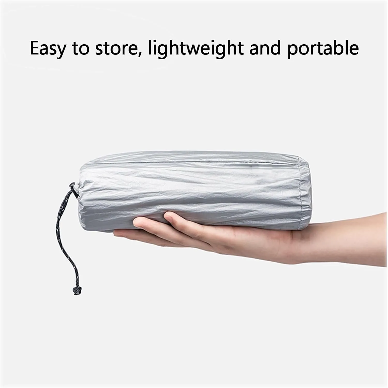 Inflatable Mattress, Outdoor Sleeping mat, Camping Tent Sleeping mat, Portable Sleeping mat and nap mat.(Silver)
