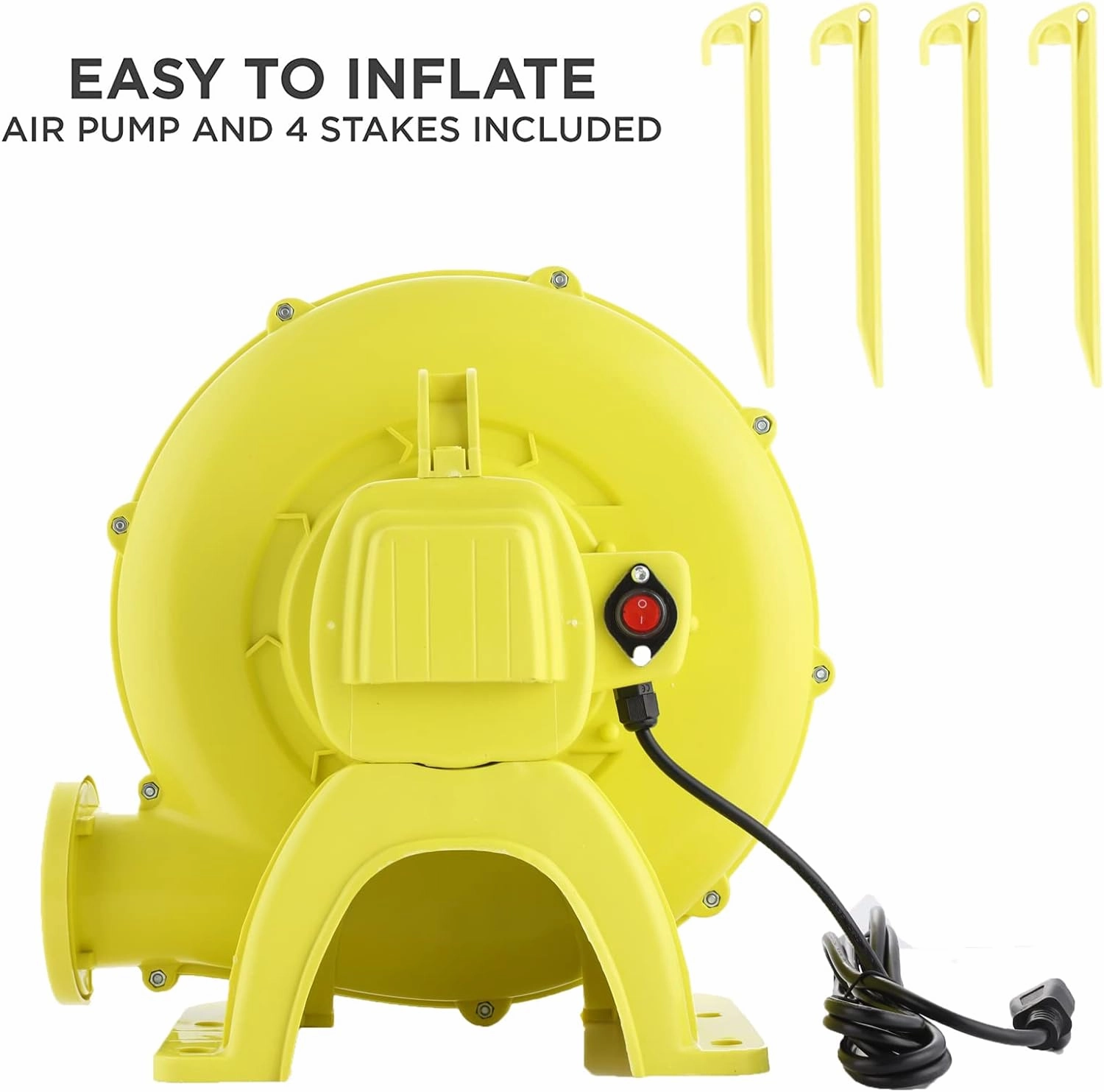 Inflatable Water Slide, 8 in 1 Outdoor Inflatable Water Park with Climbing, Basketball Rim, Splash Pool, Water Cannon, Blow up Water Slides for Kids Backyard