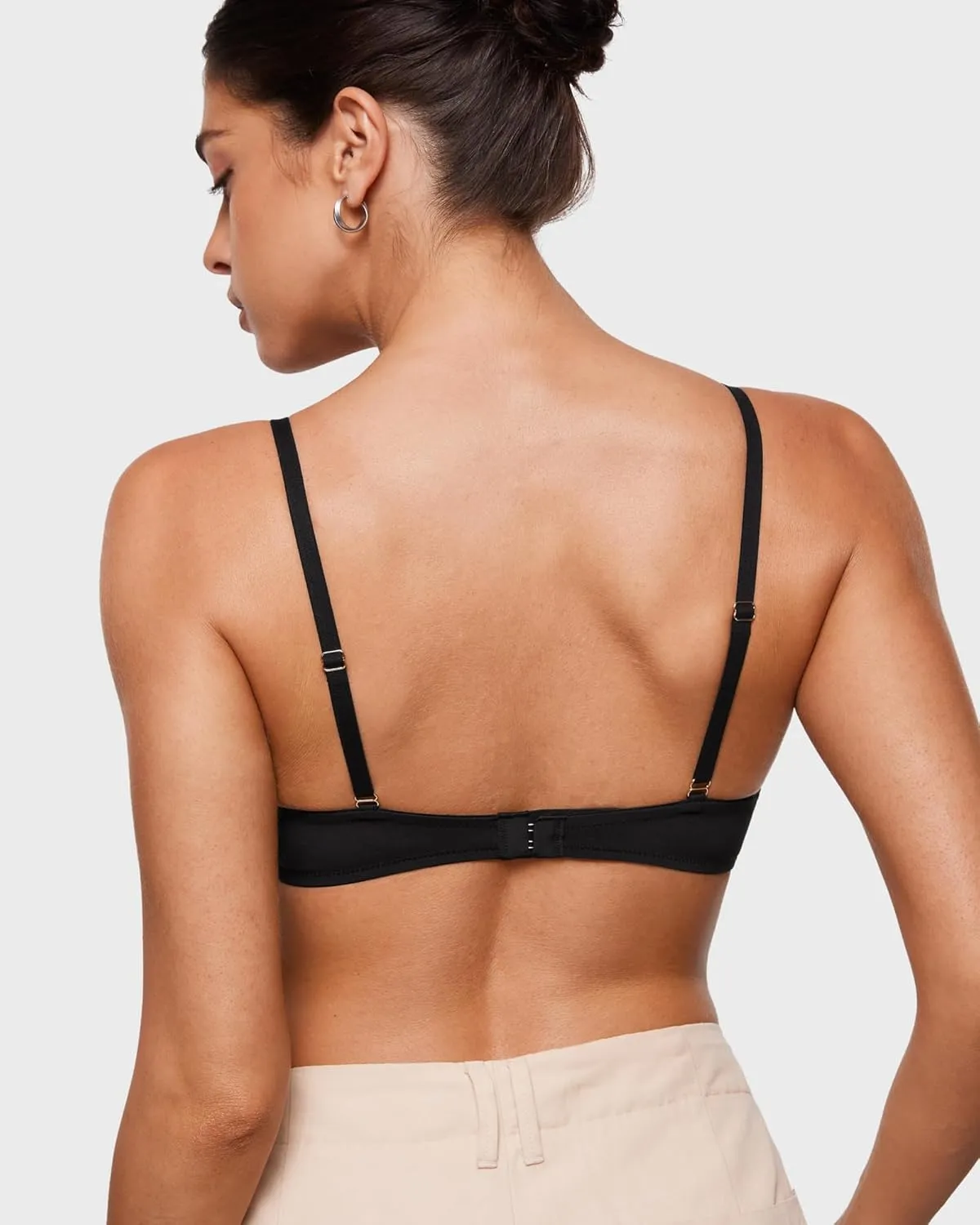 INLYRIC Women's Sheer Demi Balconette Bra - Sexy Mesh Unlined Underwire See Through Demi Bras