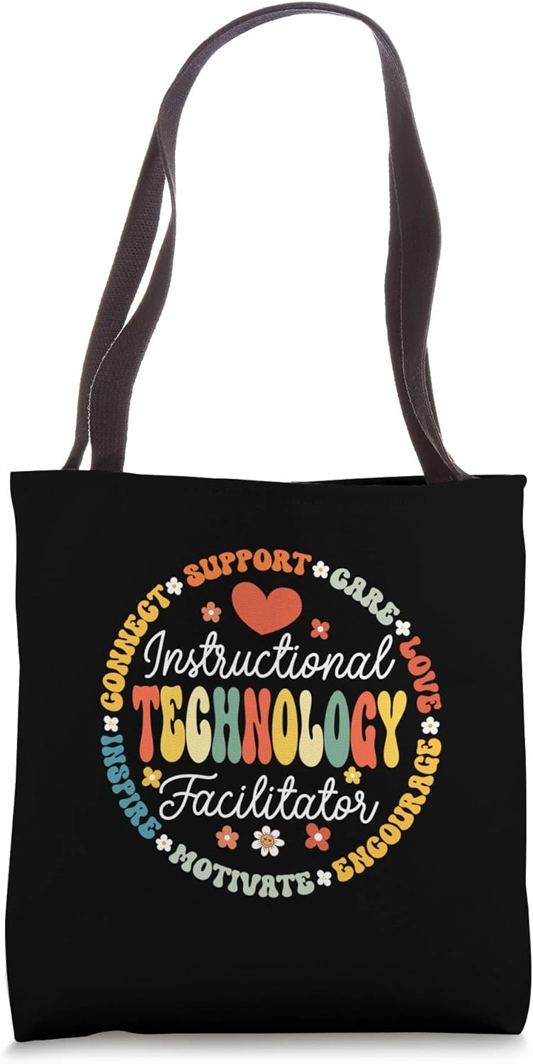 Instructional Technology Facilitator School Cute Academic Tote Bag
