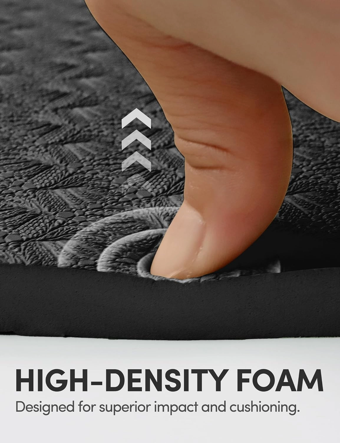 IUGA Yoga Knee Pads Cushion Non-Slip Knee Mat for Elbows Wrist Pain in Yoga Planks Floor Exercises Portable Extra-thick Cushioning