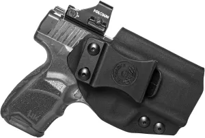 IWB KYDEX Holster for H&K CC9 Pistol, Inside Waistband, Claw Compatible, Adjustable Cant