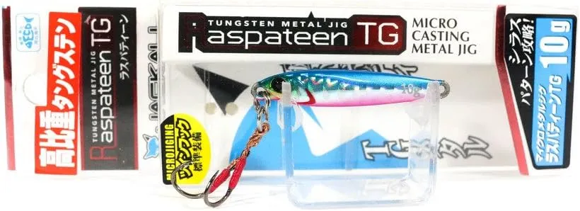 JACKALL Metal Jig Lure Raspateen TG 1.7 inches (43 mm), 0.4 oz (10 g)