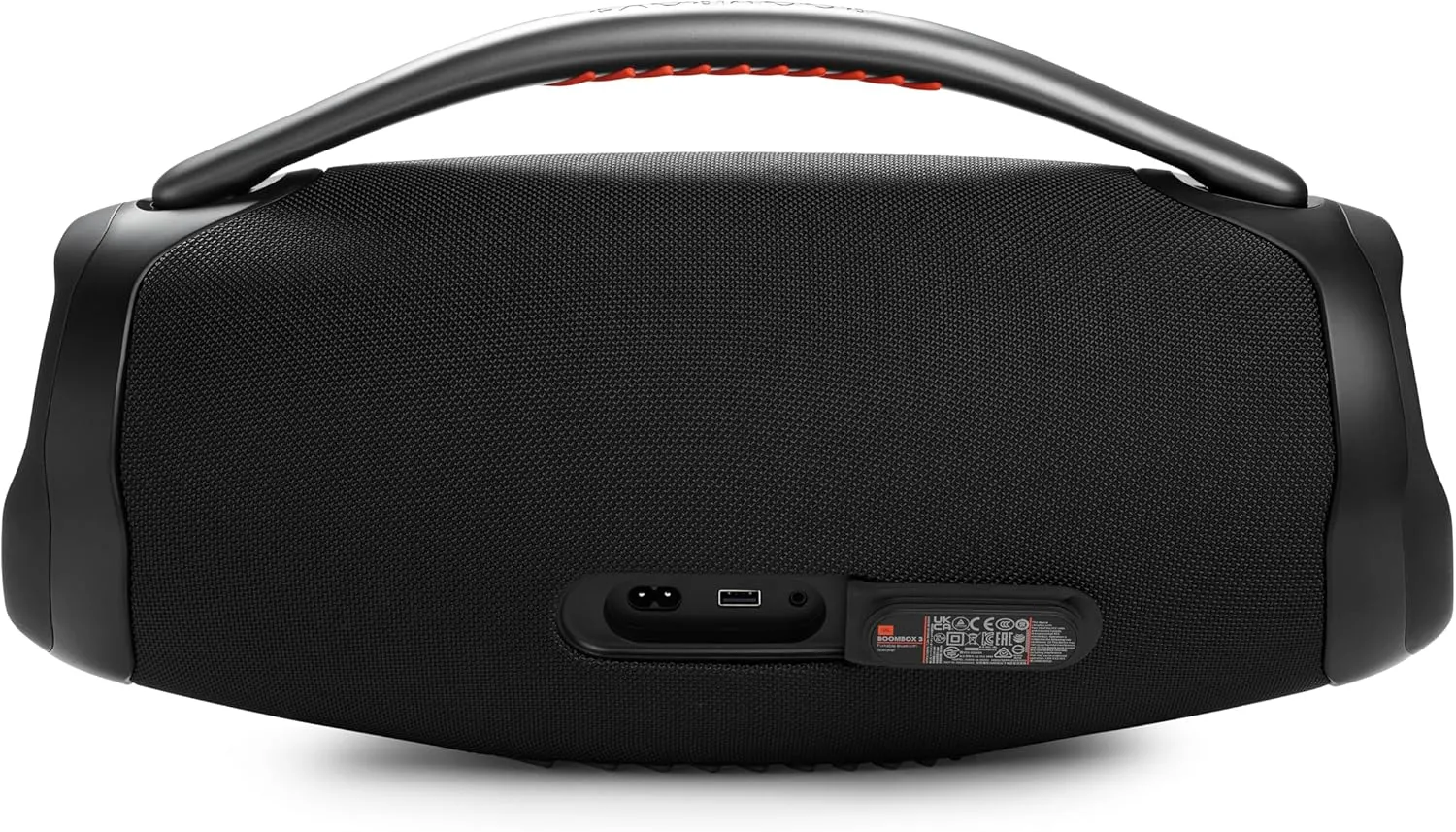 JBL Boombox 3 Black Portable Bluetooth Speaker with Massive Sound, Deepest Bass, IPX7 Waterproof, 24H Playtime, PartyBoost