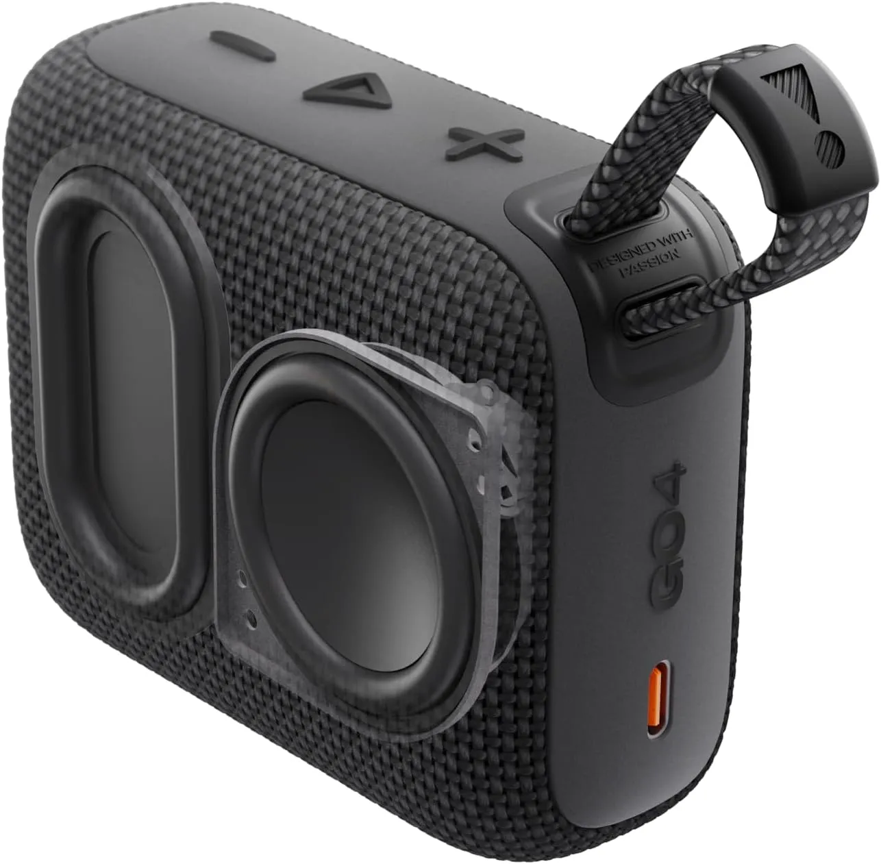 JBL Go 4 - Ultra-Portable, Waterproof and Dustproof Bluetooth Speaker, Big Pro Sound with Punchy bass, 7-Hour Built-in Battery, Made in Part with Recycled Materials (Red)