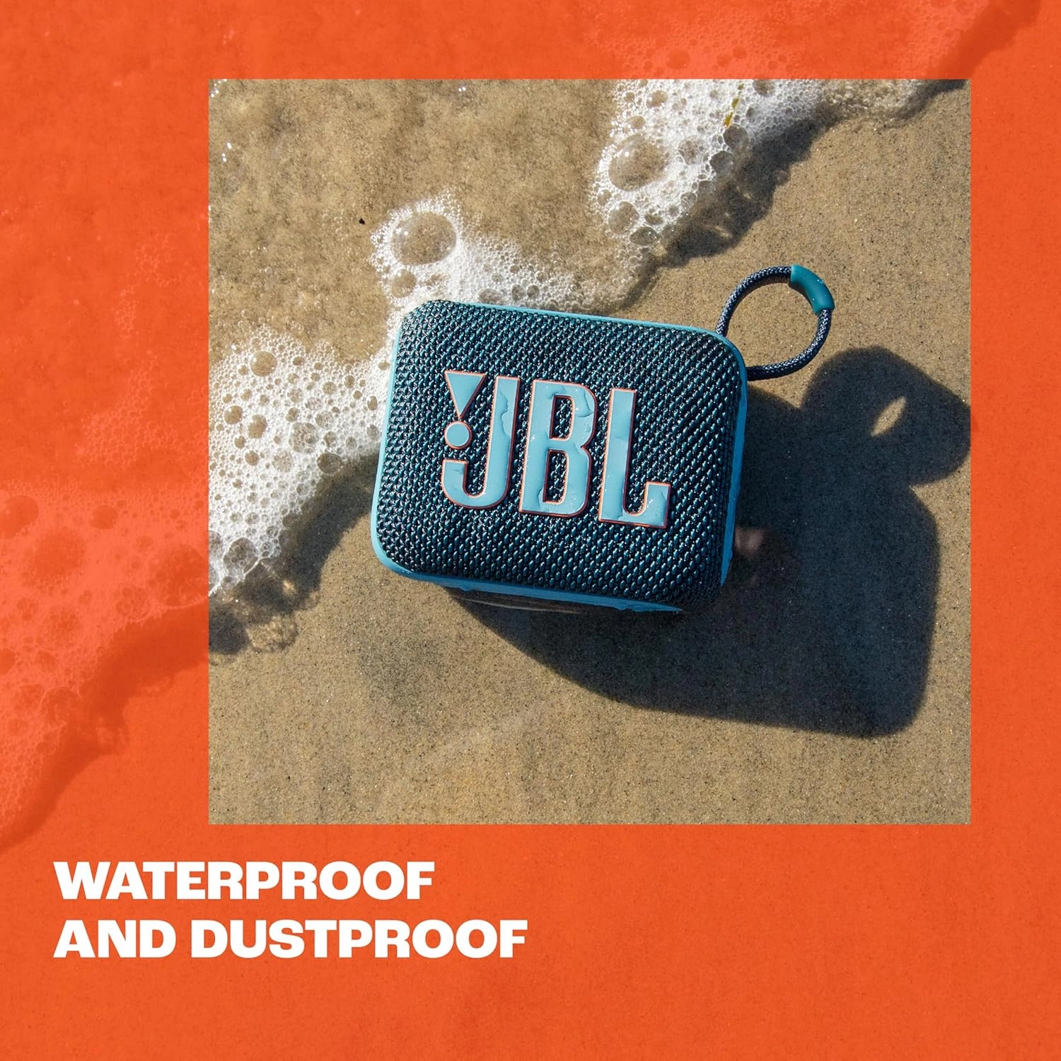 JBL Go 4 - Ultra-Portable, Waterproof and Dustproof Bluetooth Speaker, Big Pro Sound with Punchy bass, 7-Hour Built-in Battery, Made in Part with Recycled Materials (Purple)