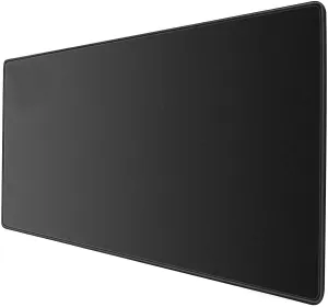 JIALONG Large Gaming Mouse Pad, XXL Desk Mousepad with Stitched Edges, Non-Slip Base Keyboard Pad for Gamer, Office & Home Classic Black