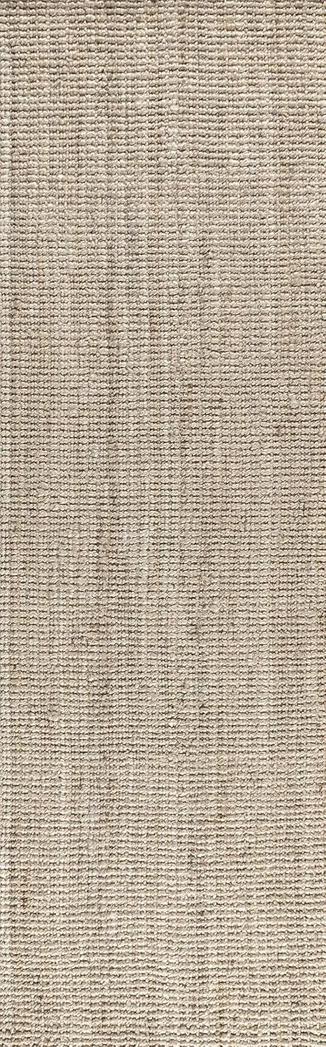 JONATHAN Y NRF102B-218 Pata Hand Woven Chunky Jute Light Ivory 2 ft. x 18 ft. Runner Rug, Bohemian, Transitional, Rustic for Home, Bedroom, Living Room, Kitchen, Entryway/Hallway