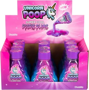 Kangaroo Unicorn Slime for Girls and Boys - 12 Pack Goody Bag Filler, Birthday Gifts for Kids, Non-Toxic Glitter Multi-Color Toy (Unicorn Poop)