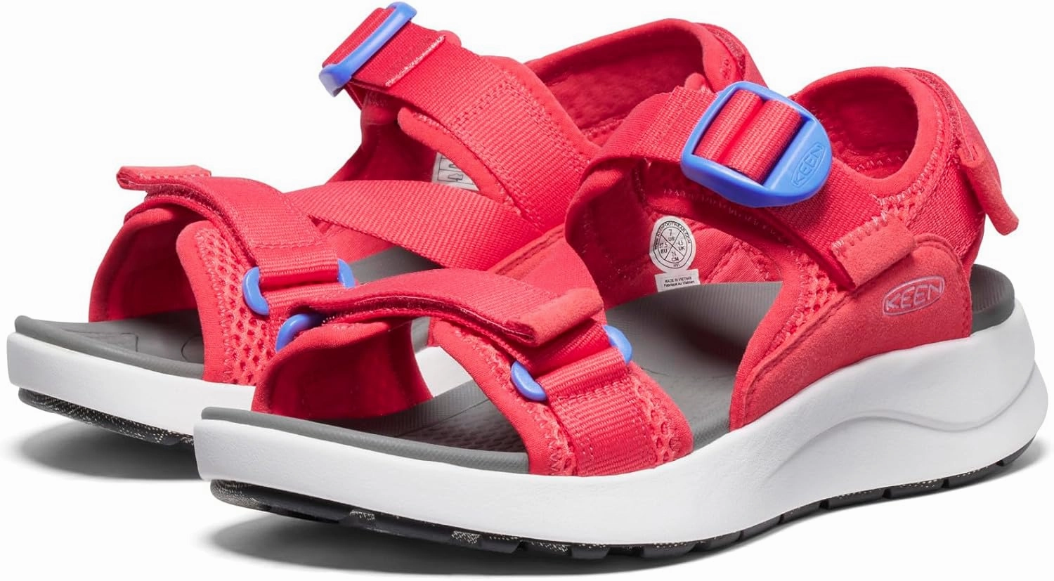 KEEN womens Elle Sport Backstrap Breathable Adjustable Comfortable Open Toe Athletic Wedge