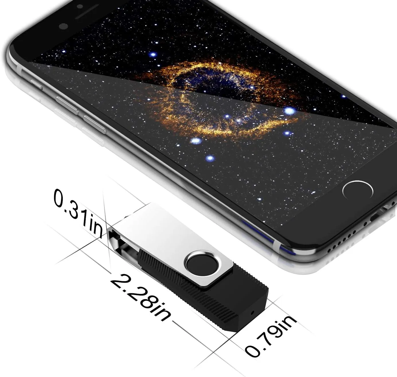 KEXIN USB 3.0 Flash Drive 64 GB 10 Pack Flash Drive 3.0 Thumb Drive Jump Drive Memory Stick Data Storage Pen Drive Black