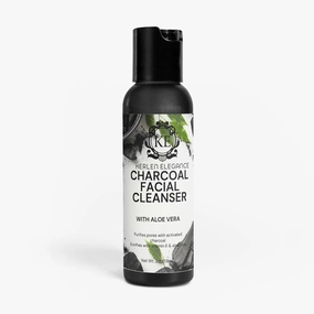Kingswish Charcoal Facial Cleanser with Aloe Vera, 2 oz